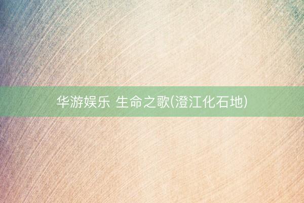 华游娱乐 生命之歌(澄江化石地)