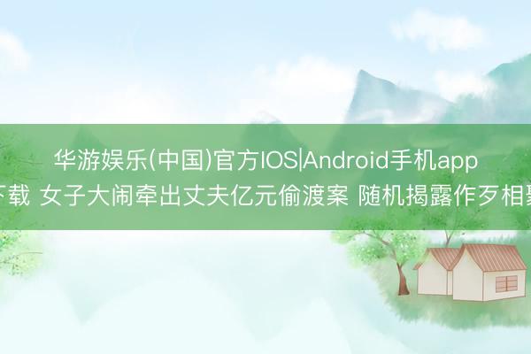 华游娱乐(中国)官方IOS|Android手机app下载 女子大闹牵出丈夫亿元偷渡案 随机揭露作歹相聚