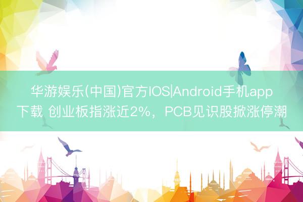 华游娱乐(中国)官方IOS|Android手机app下载 创业板指涨近2%,PCB见识股掀涨停潮