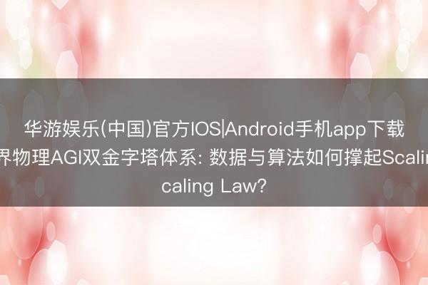 华游娱乐(中国)官方IOS|Android手机app下载 极佳视界物理AGI双金字塔体系: 数据与算法如何撑起Scaling Law?