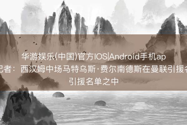 华游娱乐(中国)官方IOS|Android手机app下载 记者：西汉姆中场马特乌斯·费尔南德斯在曼联引援名单之中